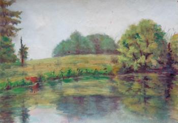 Watercolor 89. Summer landscapes