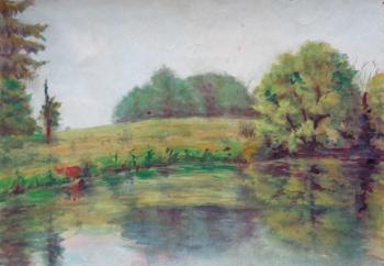 Watercolor 89. Summer landscapes. Polikanina Olga