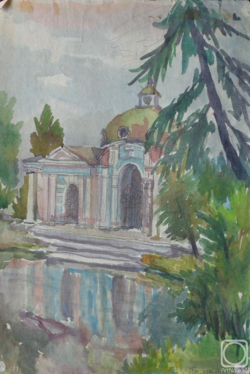 Polikanina Olga. Watercolor 92. Summer landscapes
