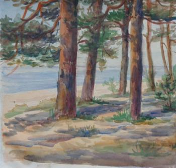 Watercolor 96. Summer landscapes