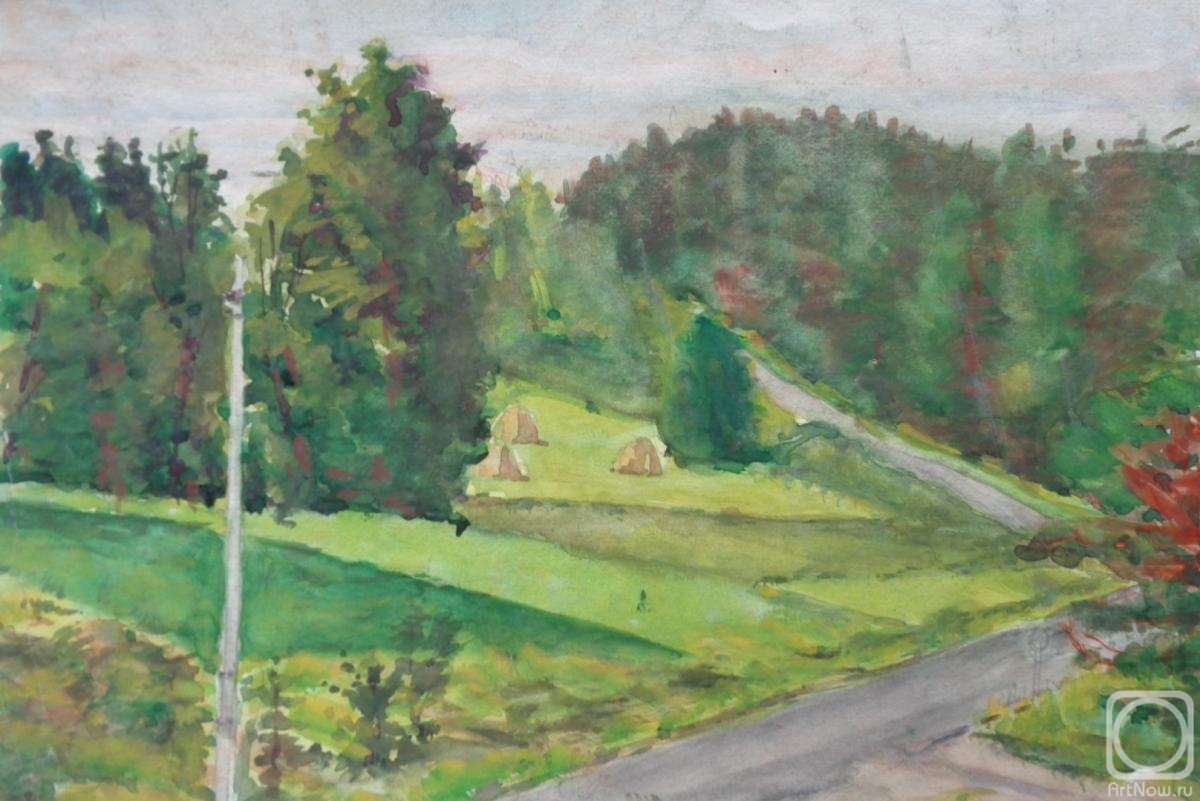 Polikanina Olga. Watercolor 98. Summer landscapes