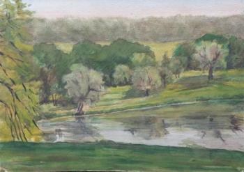 Watercolor 102. Summer landscapes. Polikanina Olga