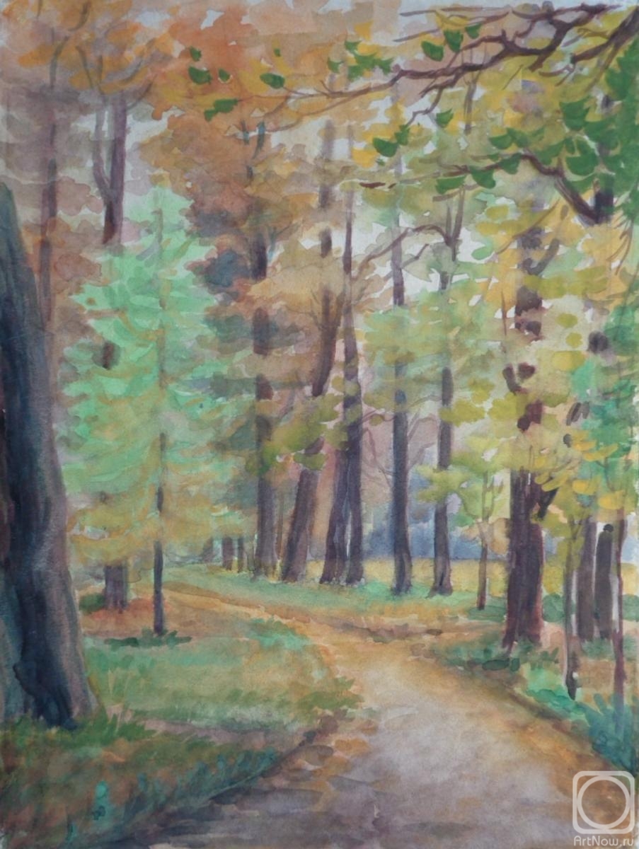 Polikanina Olga. Watercolor 104. Summer landscapes