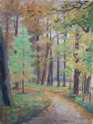 Watercolor 104. Summer landscapes. Polikanina Olga