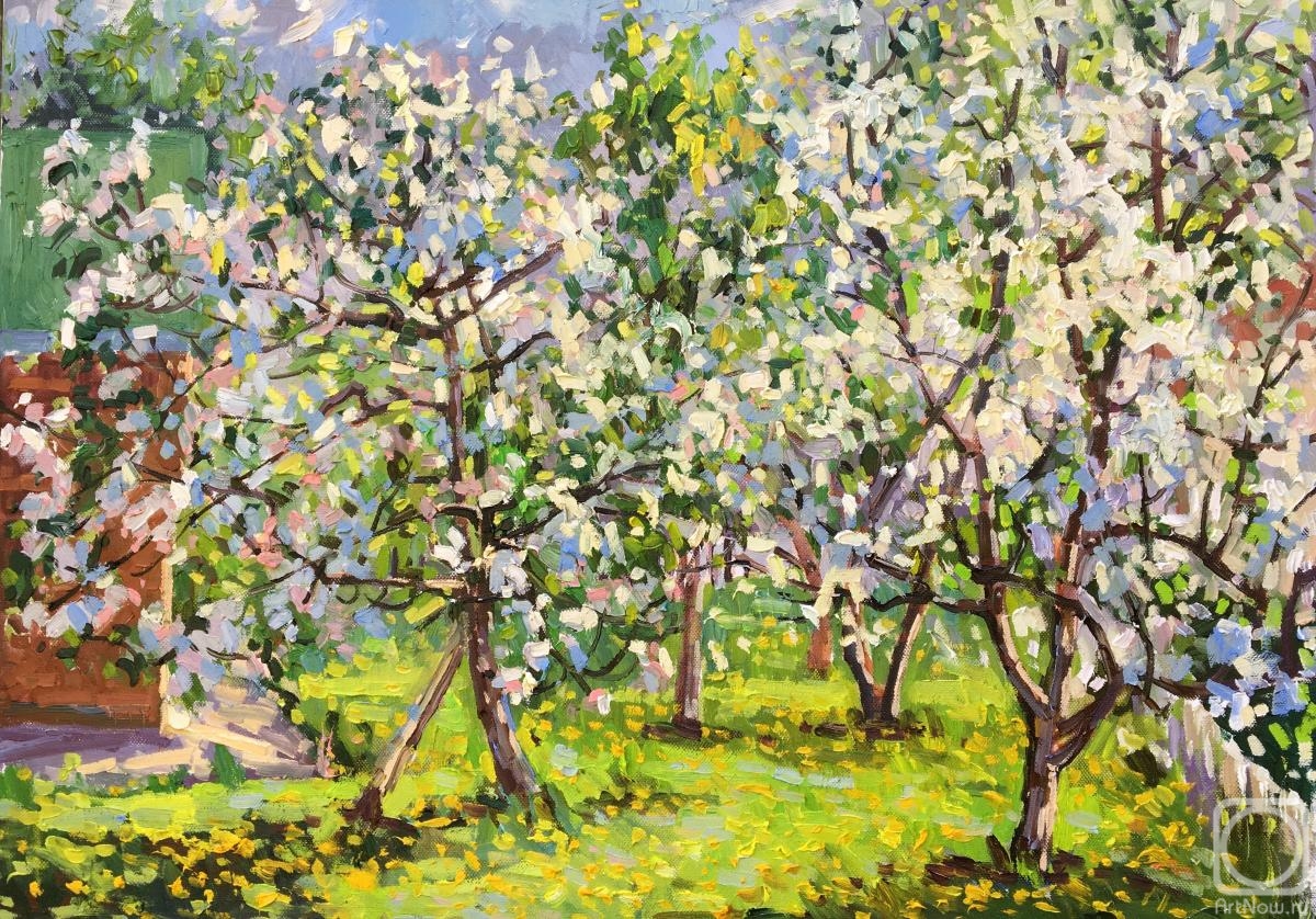 Ostrovskaya Elena. Gardens are blooming