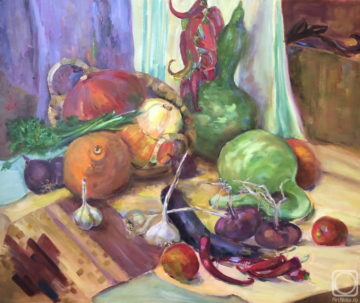 Rozhina Lilia. Still life with vegetables
