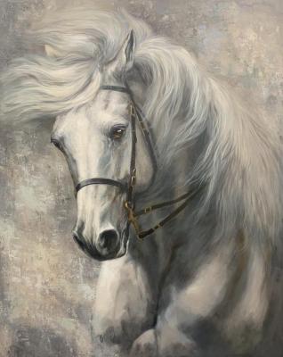 White horse (  ). Kamskij Savelij