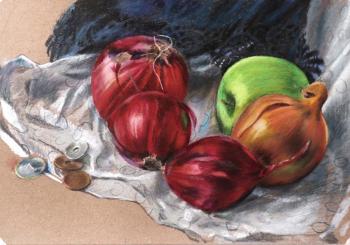 Red onion. Khasanova Sofia
