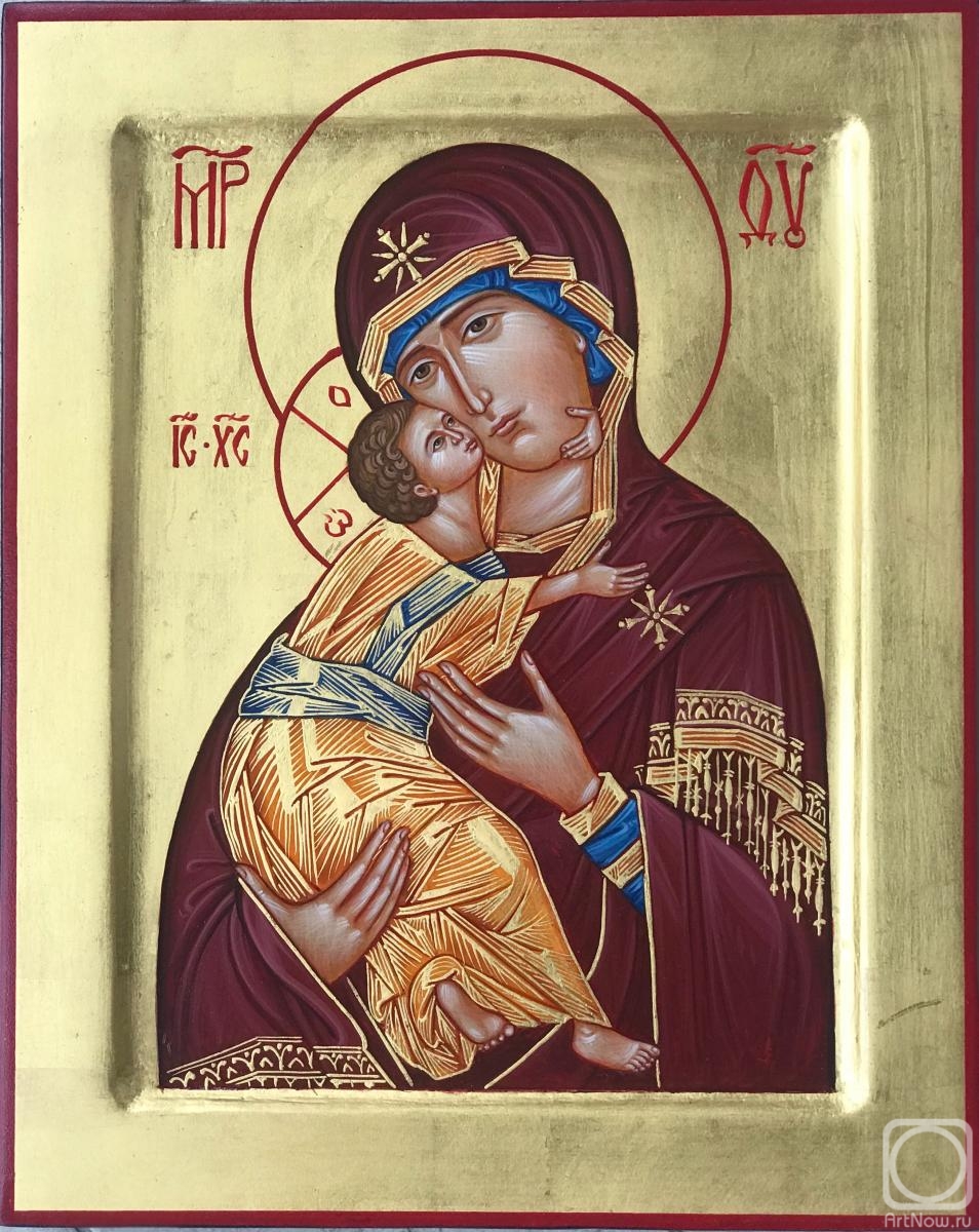 Iaroslavtseva Olga. Icon of the Mother of God of Vladimir