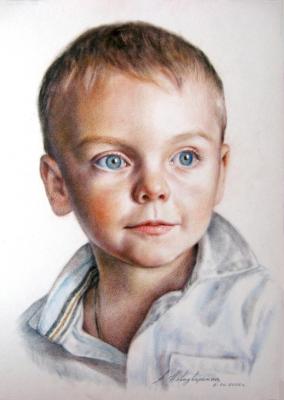Children's portrait. Novodvorskaya Alexandra