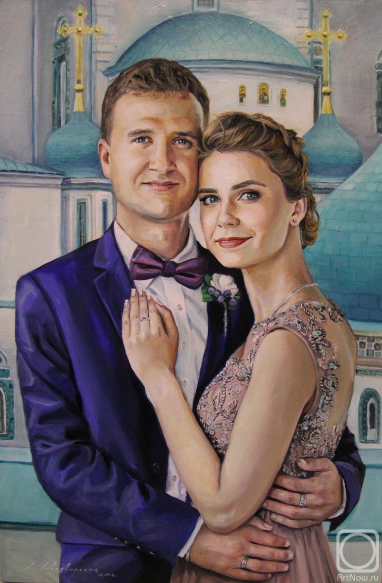 Novodvorskaya Alexandra. Wedding portrait