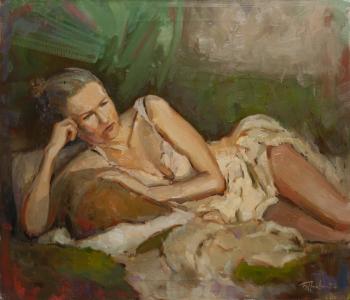 Portrait of a girl. Burtsev Evgeny