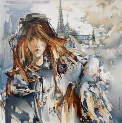 Parisian woman. Raspopov Viktor