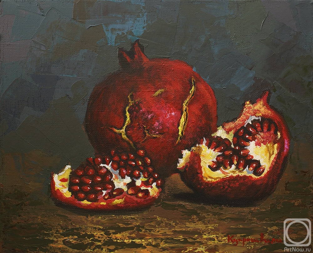Kuprashvili Hariton. Still life with pomegranate