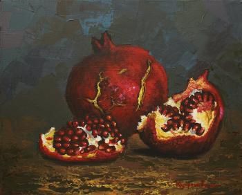 Still life with pomegranate. Kuprashvili Hariton