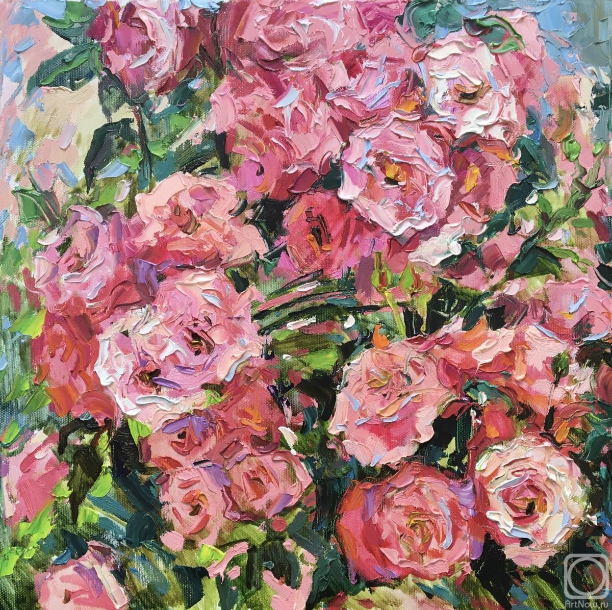 Ostrovskaya Elena. Pink rose