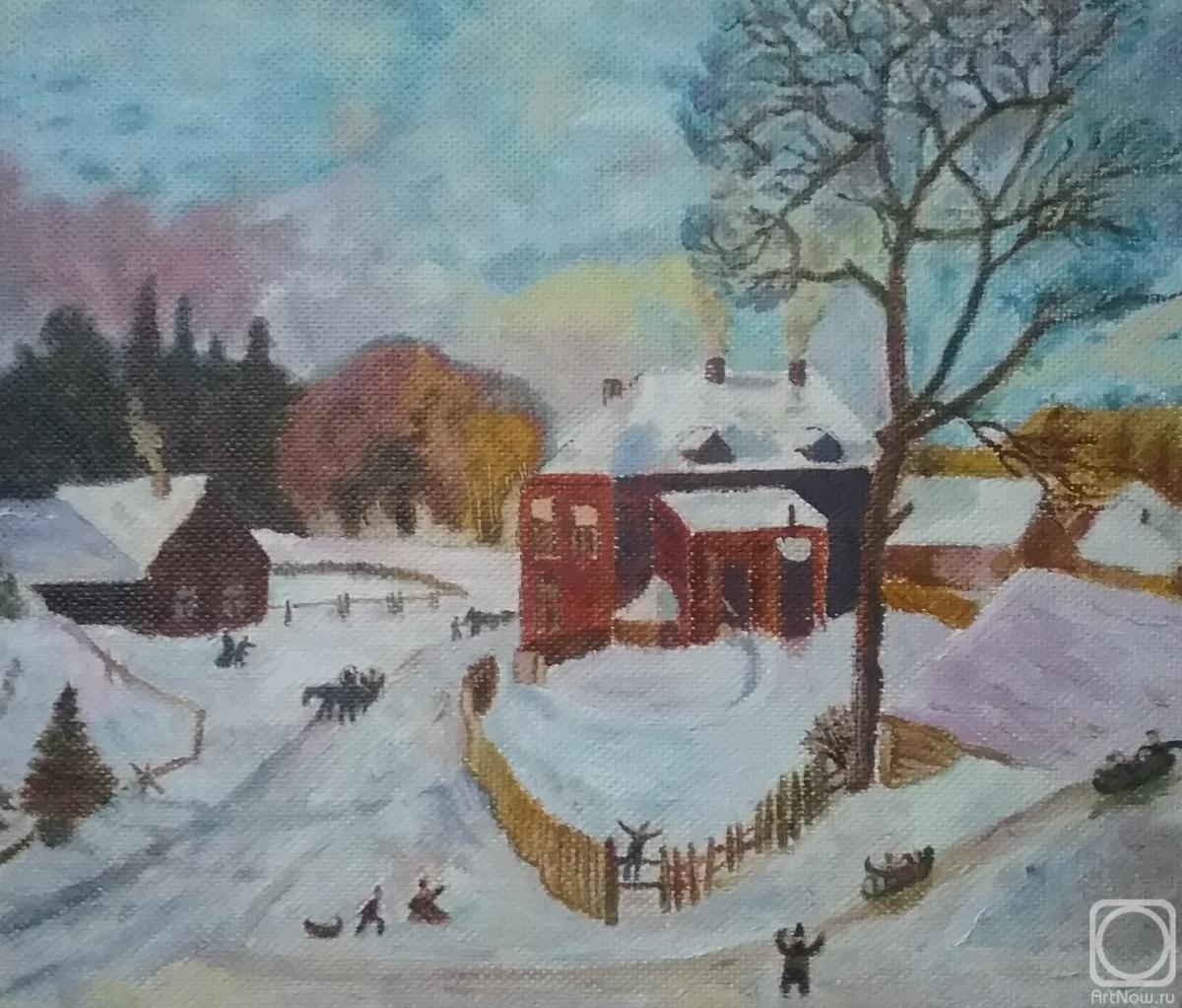 Klenov Andrei. Pink winter