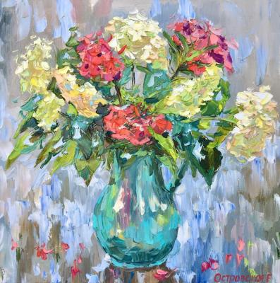 Bouquet in the rain (Phlox Painting In A Vase). Ostrovskaya Elena