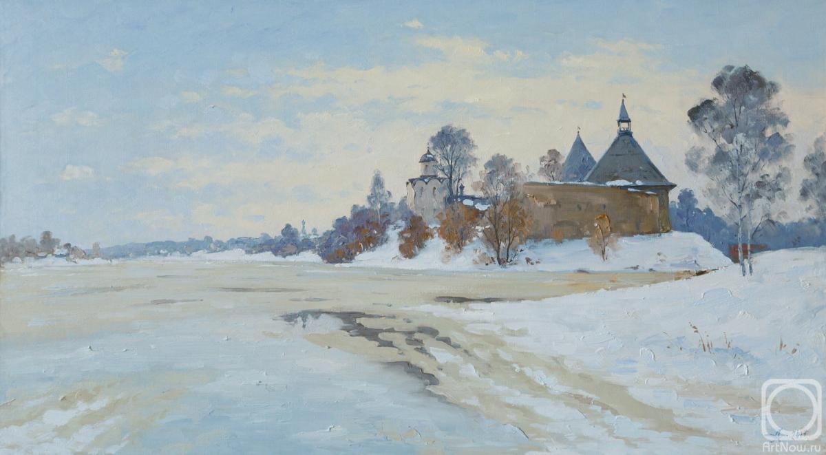 Alexandrovsky Alexander. Spring on the Volkhov River