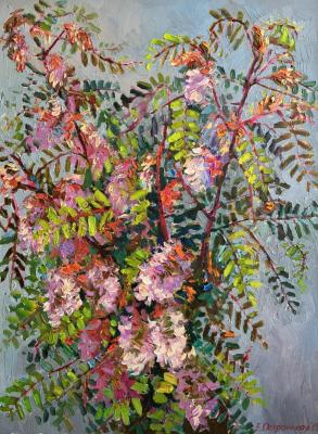 Pink acacia (A Picture In A Dining Room). Ostrovskaya Elena