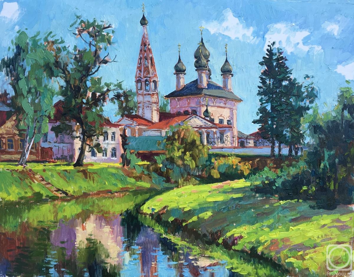Ostrovskaya Elena. St. Nicholas Church on the Nerekhta river