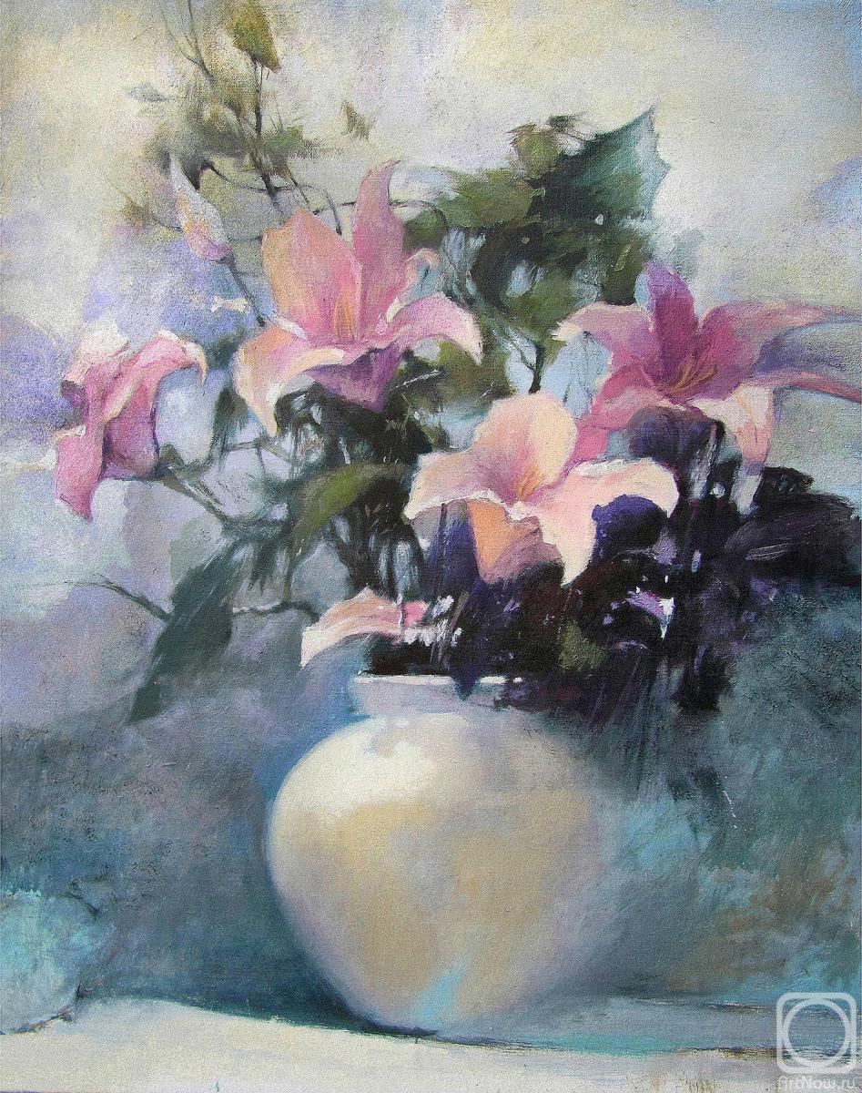 Bortsov Sergey. Lilies (based on Chien Chung-Wei)