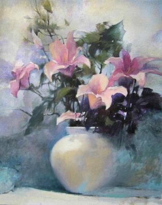 Bortsov Sergey Igorevich. Lilies (based on Chien Chung-Wei)