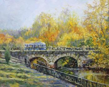 Tyutina-Zaykova Ekaterina Nikolaevna. The Royal bridge. Autumn day