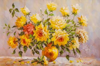 Bouquet with yellow roses. Vlodarchik Andjei