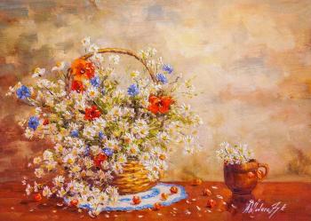 Basket with wildflowers. Vlodarchik Andjei