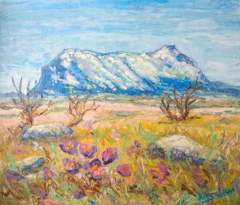 Awakening Chatyr-Dag Mount (Painting Chatyrdag). Shubin Artyom