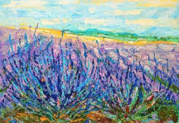 Lavender madness (Oil Painting With Lavender). Shubin Artyom