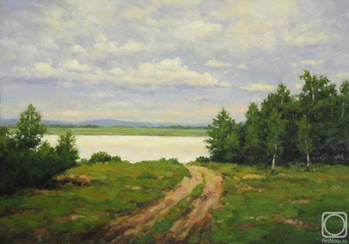 Markitanov Maksim. Evening on the lake Shaksha