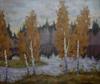 Autumn birches. Moskaleva Irina
