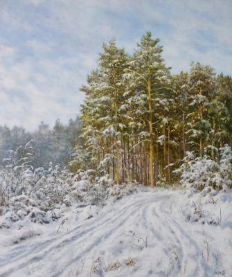 Winter on the edge of the forest. Dorofeev Sergey