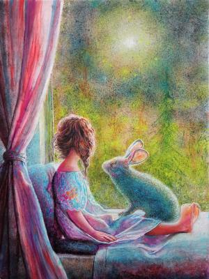 Alice and the rabbit. Pogrebnoy Bogdan