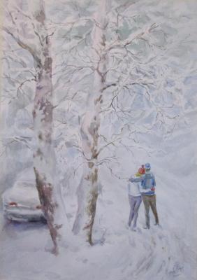 Warming a loved one ( ). Usachev Fedor