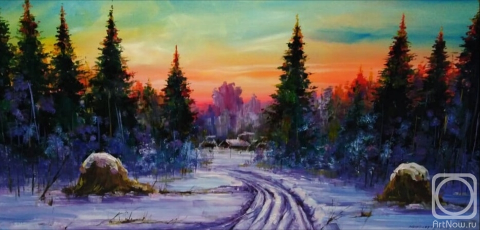 Miftahutdinov Nail. Winter road to the village