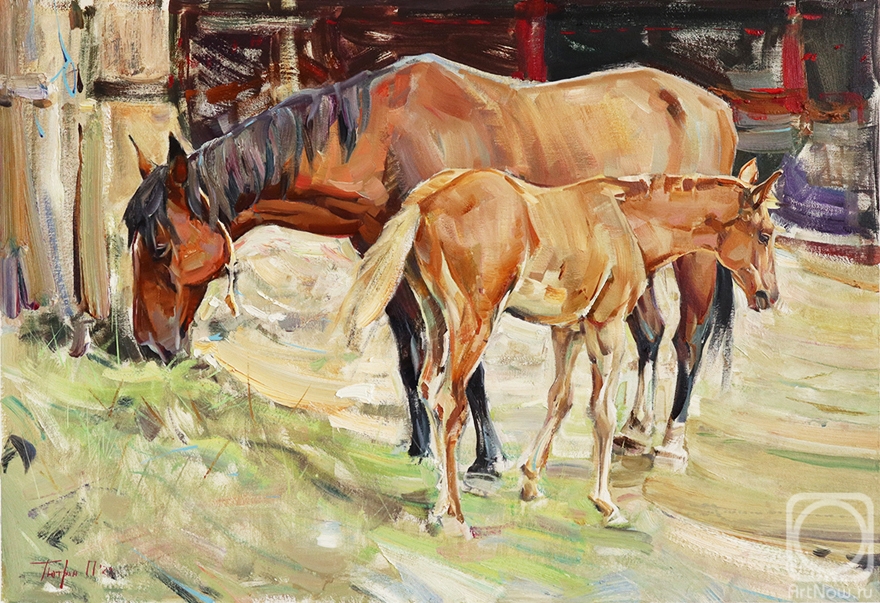 Tyutrin Peter. Horses