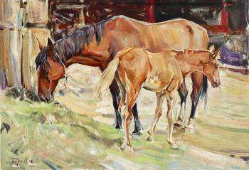Tyutrin Peter Aleksandrovich. Horses