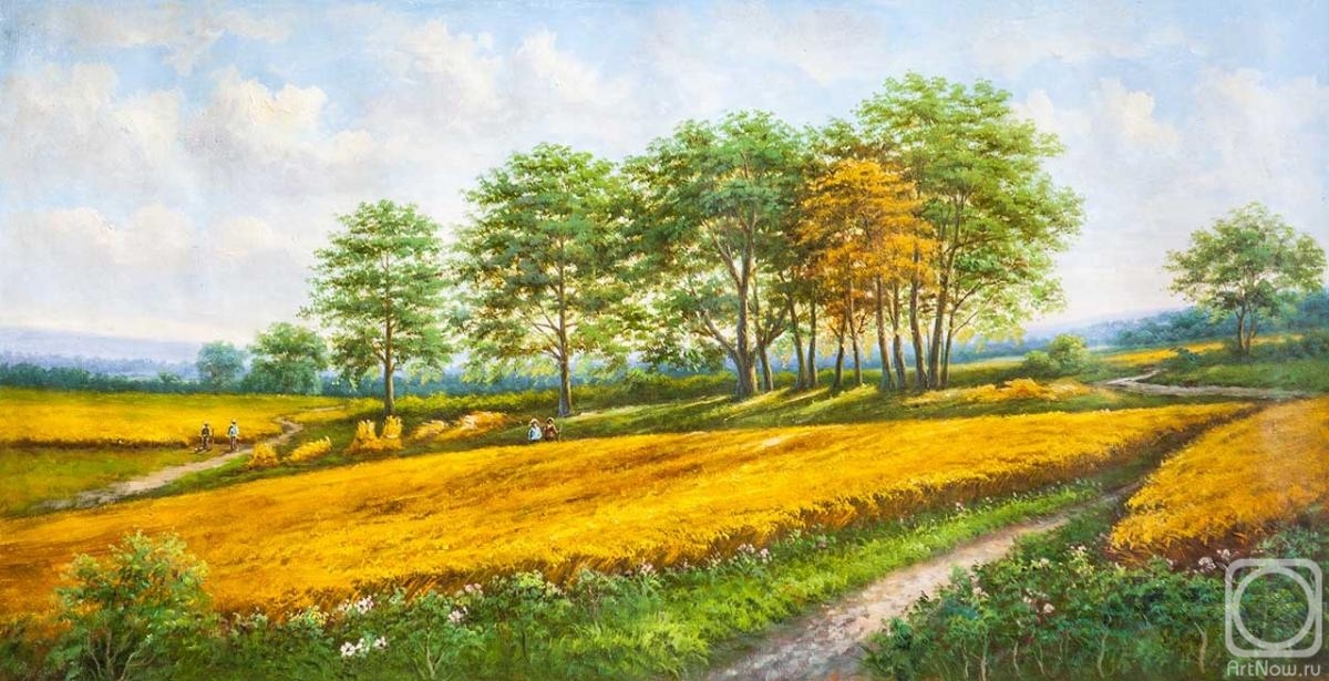 Romm Alexandr. Wheat field. August