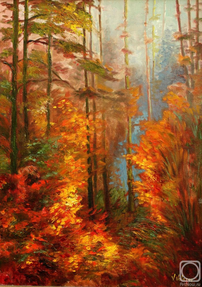 Volosov Vladmir. Landscape in red colors