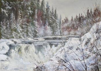 Popov Alexander Nikolaevich. Karelian winter binding