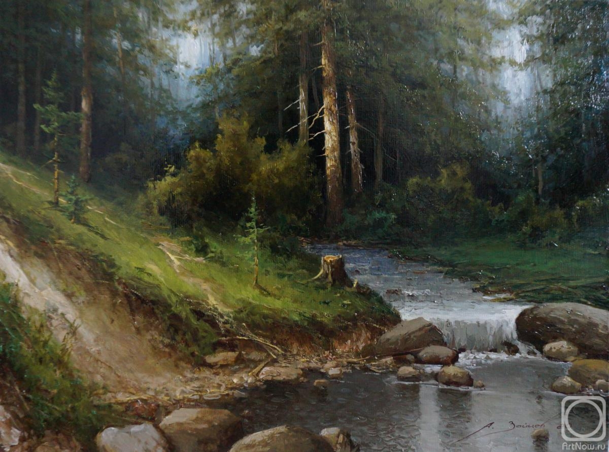 Zaitsev Aleksandr. In pine forest