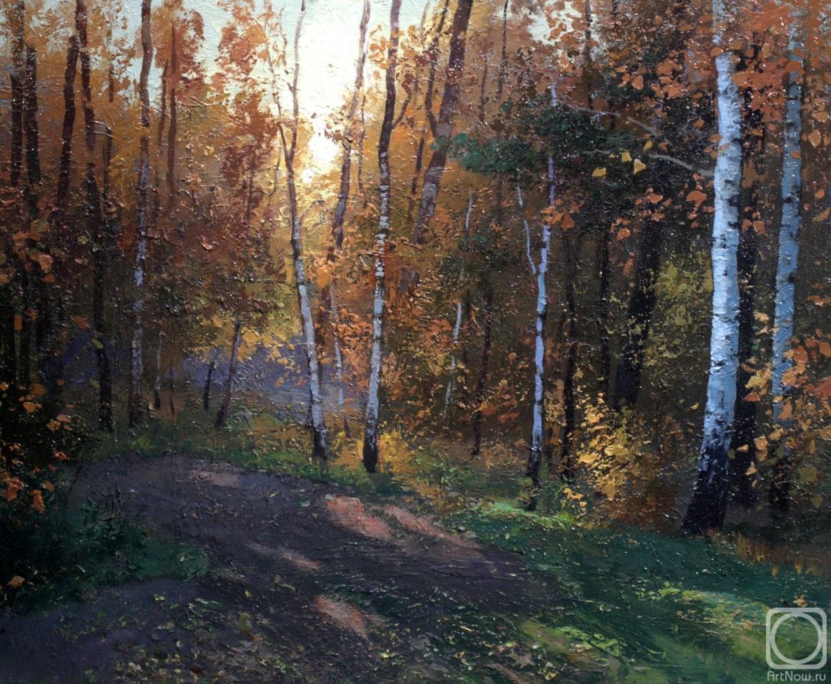 Pryadko Yuri. Autumn evening, grove