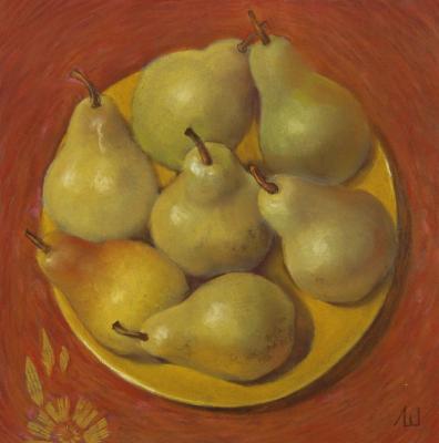 Pears (Plate As A Gift). Sheremeteva Lyudmila