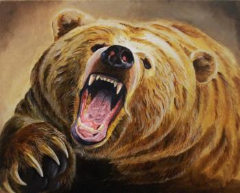 Master of the taiga (Grizzly). Lutcher Elena
