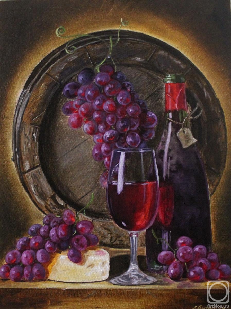 Lutcher Elena. Wine art