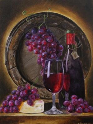 Wine art. Lutcher Elena