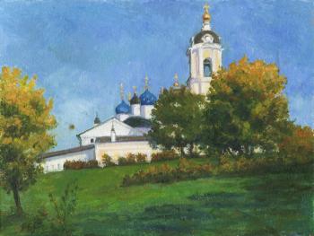 Vysotsky monastery in Serpukhov (etude). Shumakova Elena